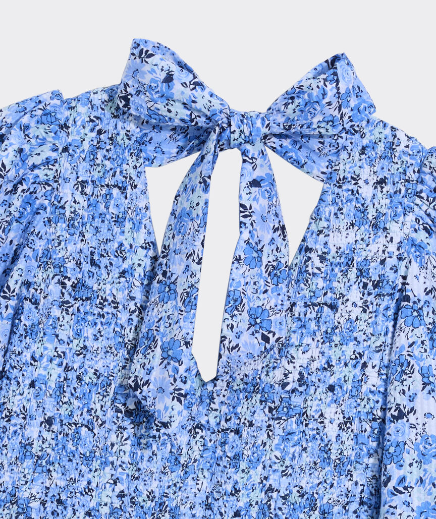 Kentucky Derby Women's Smocked Mini Dress