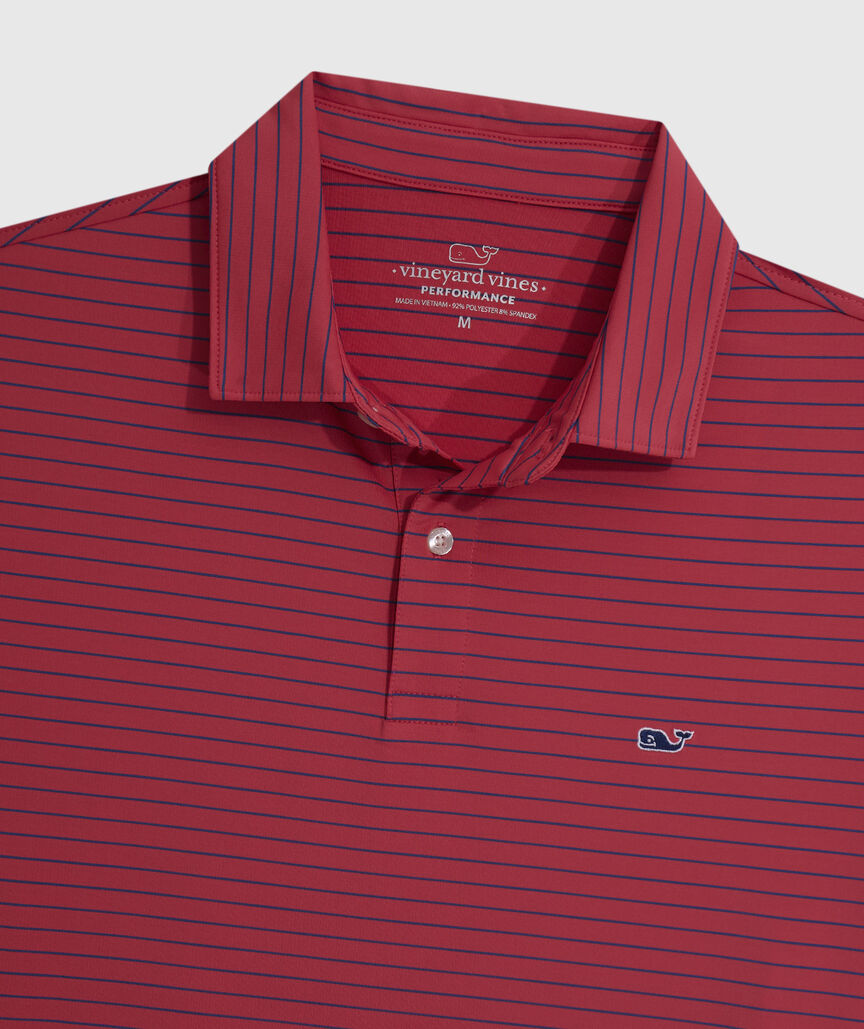 OUTLET Fairway Feeder Stripe Performance Polo