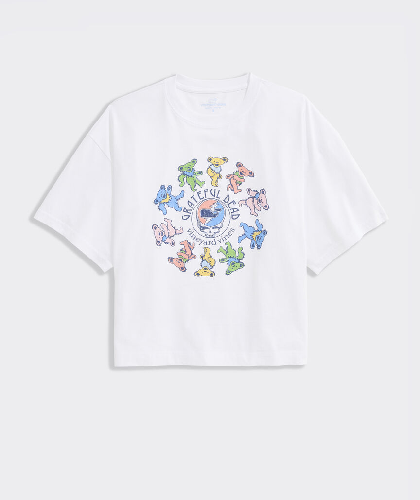 Women's Grateful Dead x vineyard vines Dancing Bears Boxy Tee