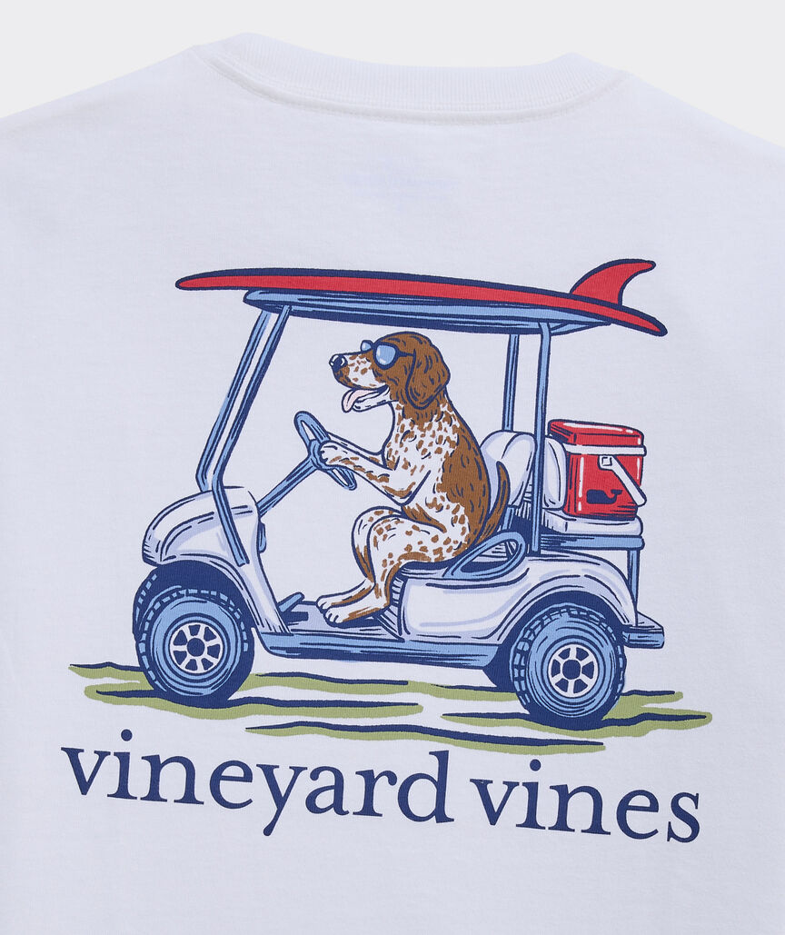 Boys' Pointer Golf Cart Short-Sleeve Pocket Tee