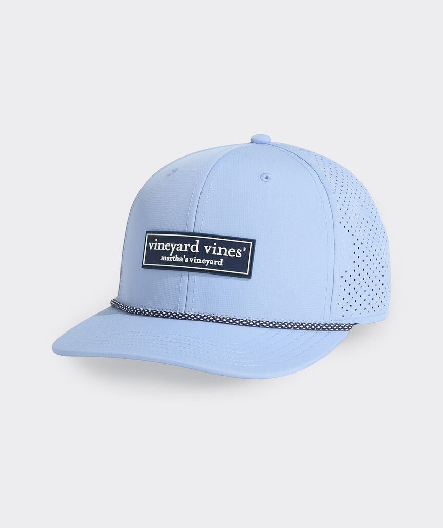 Logo Box Perforated Trucker Hat