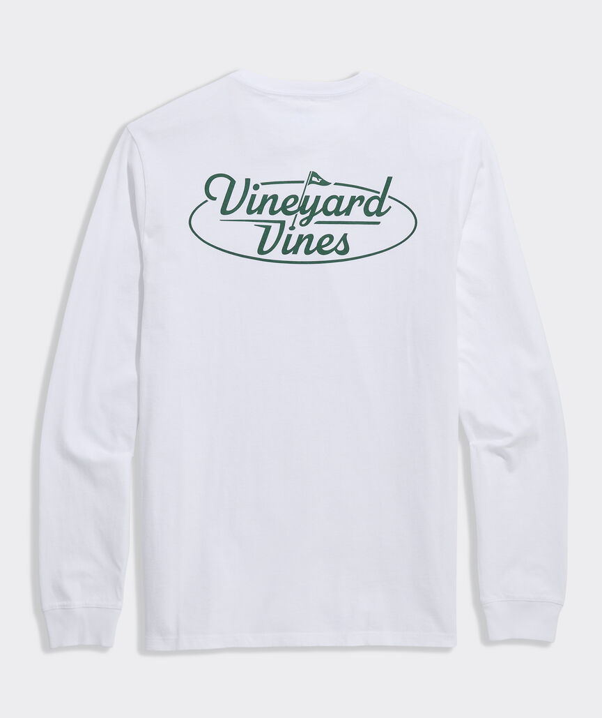 vineyard vines Golf Flag Long-Sleeve Pocket Tee