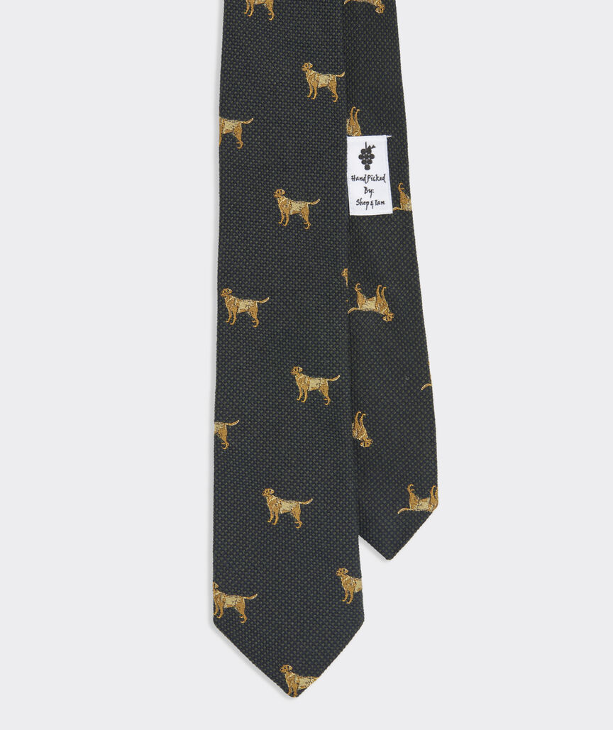 Golden Retriever Woven Silk Tie