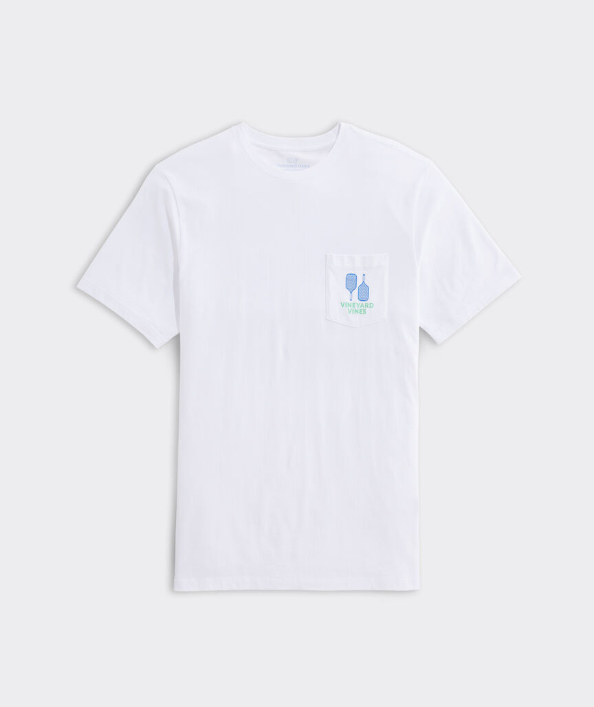 Pickleball Court Short-Sleeve Pocket Tee