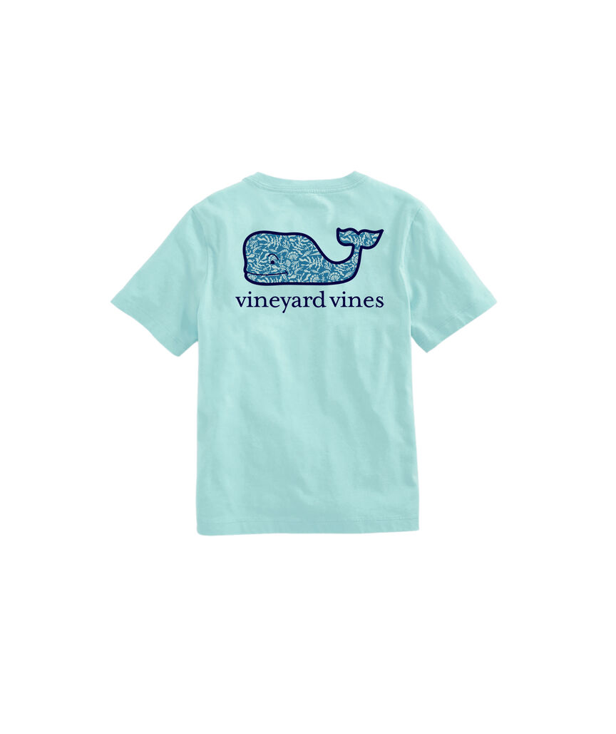 OUTLET Boys Sea Icons Whale Short-Sleeve Pocket Tee