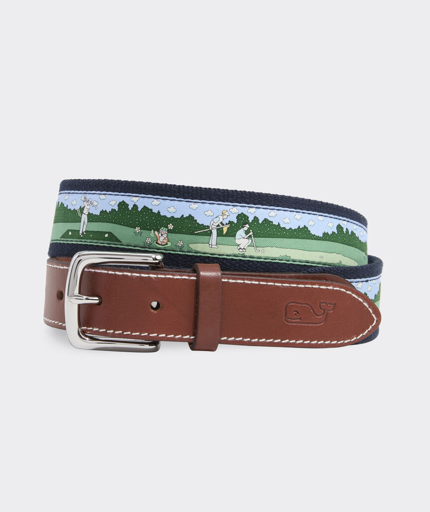 Golf Scenic Canvas Club Belt
