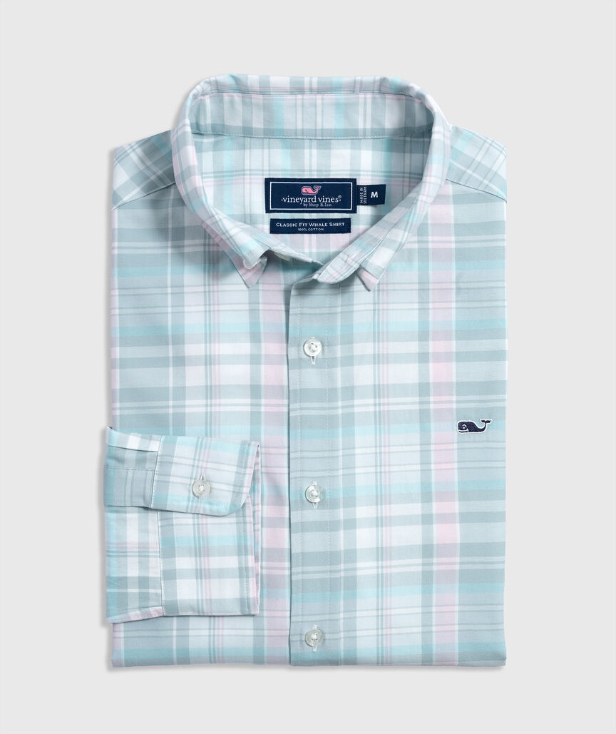 OUTLET Poplin Plaid Shirt