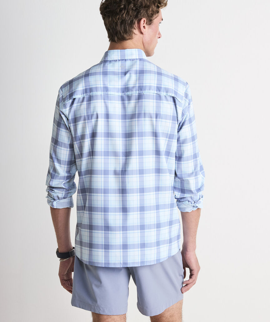 Largo Plaid Performance Harbor Shirt