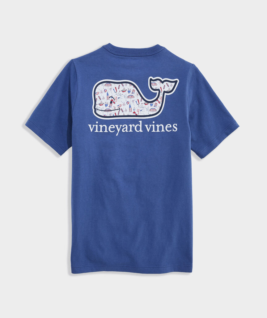 Boys' Beach Day Whale Short-Sleeve Pocket Tee