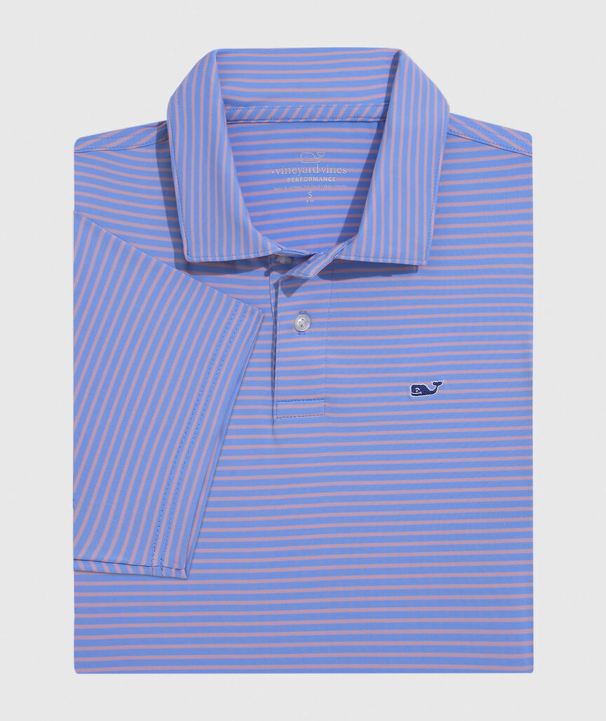 OUTLET Boys' Bradley Stripe Performance Polo