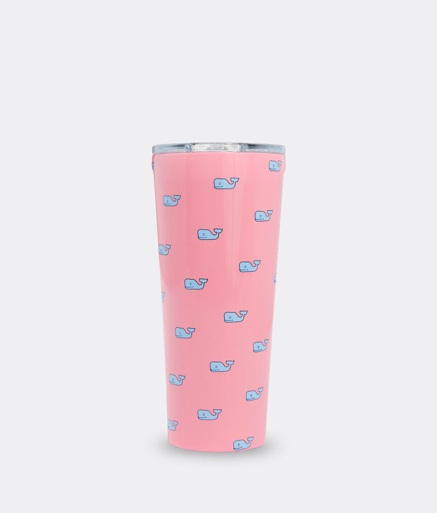 Pink Whale Corkcicle Tumbler