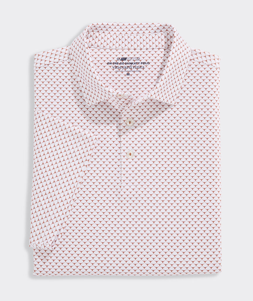 University of Texas Men's Printed Sankaty Polo