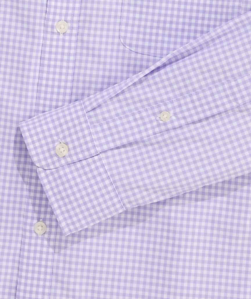 Performance Coral Reef Gingham Featherweight Shirt
