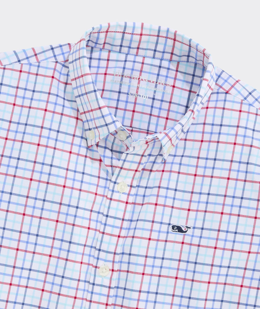 Boys' Performance Bomb Pop Tattersall Featherweight Shirt