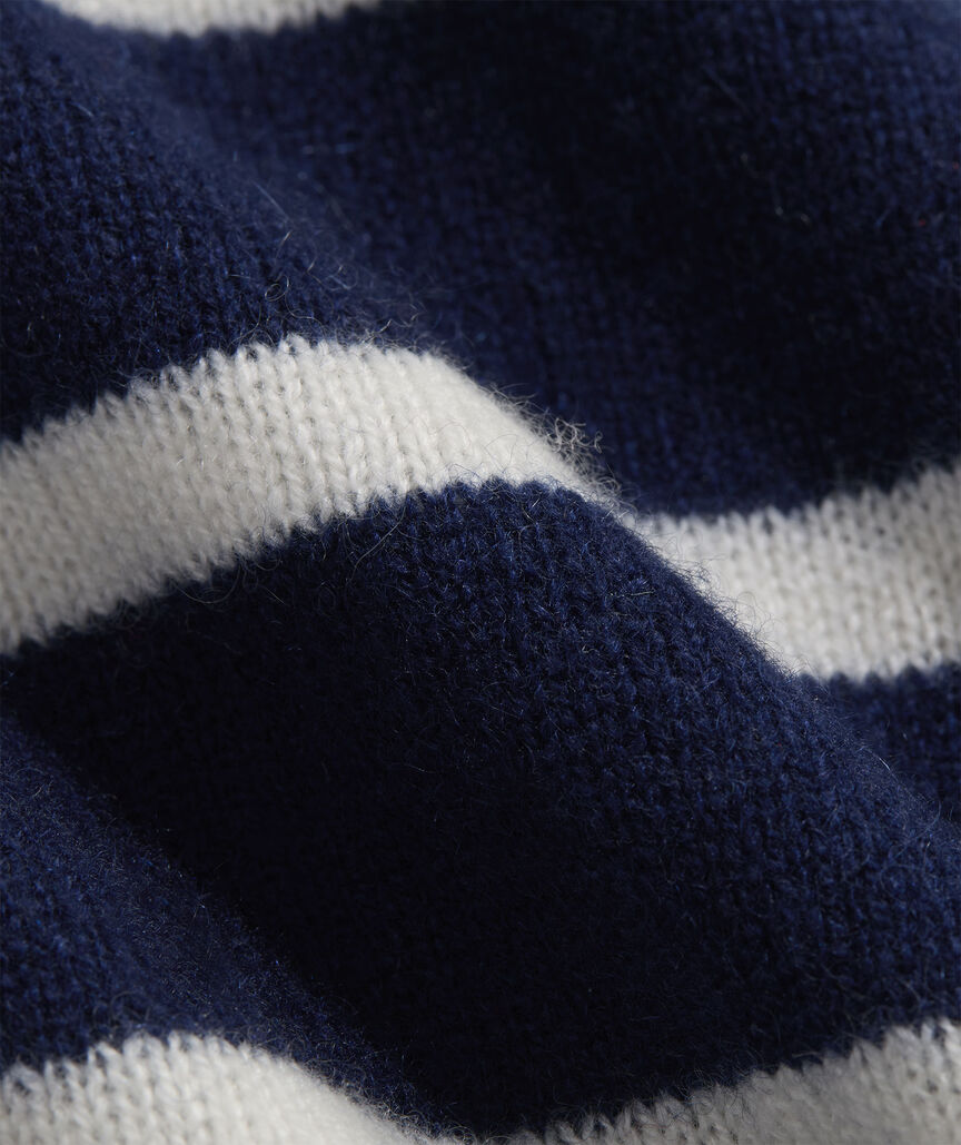 Seaspun Cashmere Party Stripe Crewneck Sweater