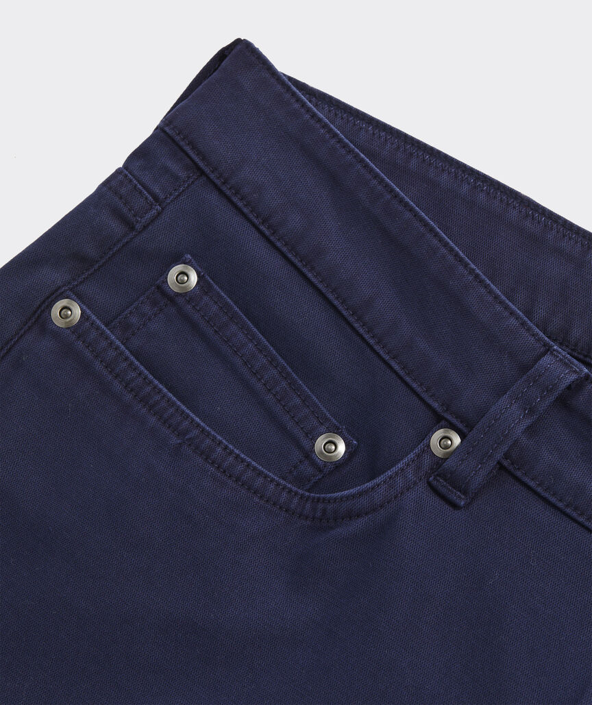Garment-Dyed Twill 5-Pocket Pants