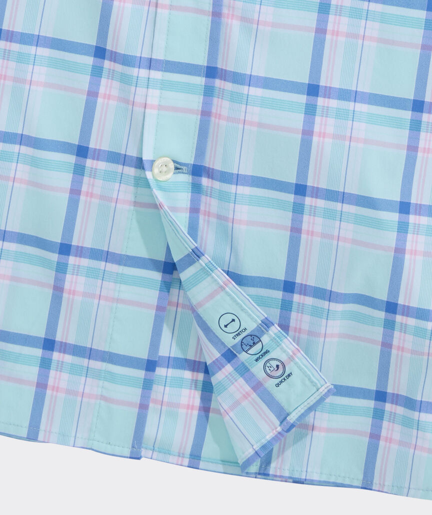 Performance Coconut Key Plaid Featherweight Shirt
