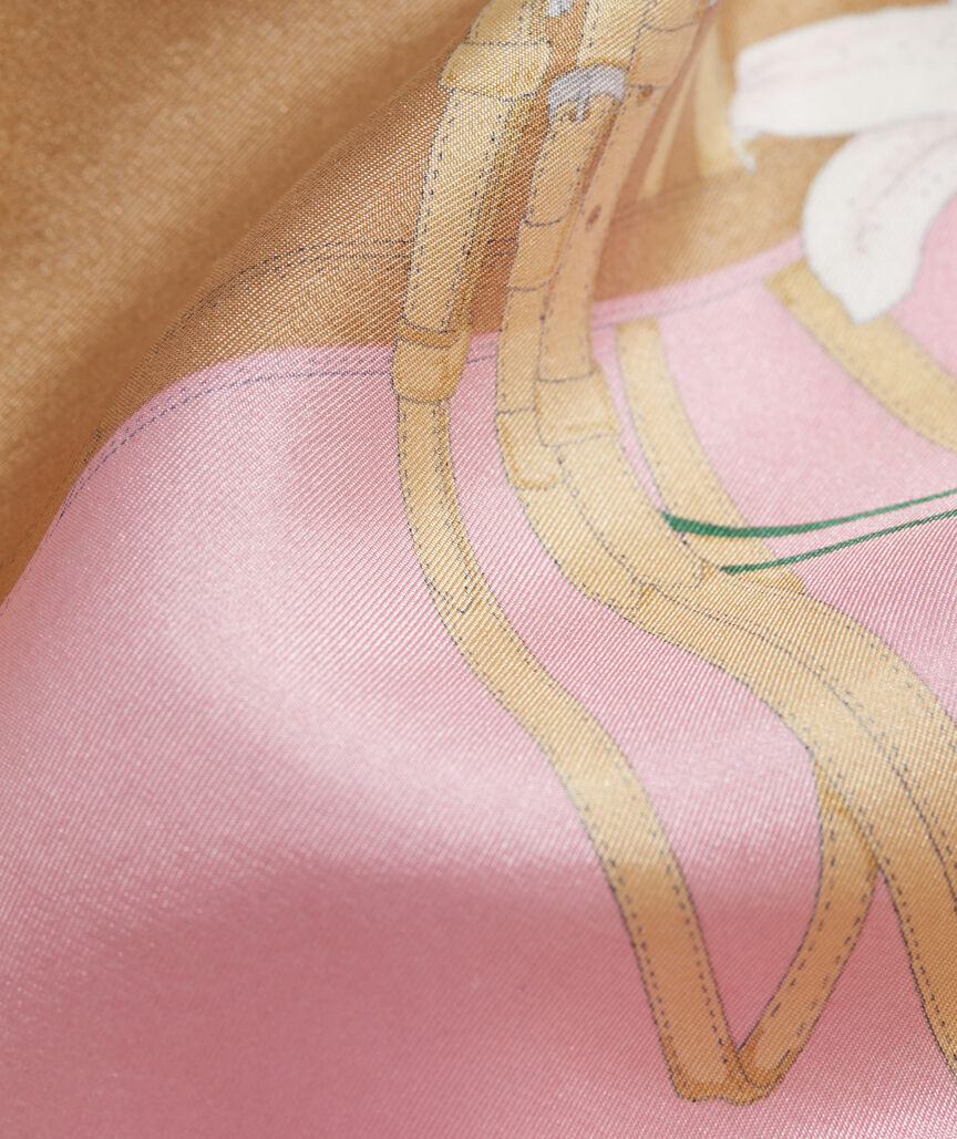 Kentucky Derby Silk Scarf Print Bandana