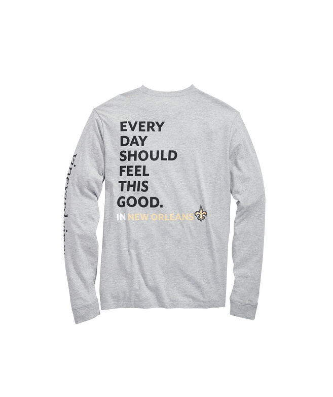 Shop New Orleans Saints Long Sleeve Edsftg T Shirt At Vineyard Vines