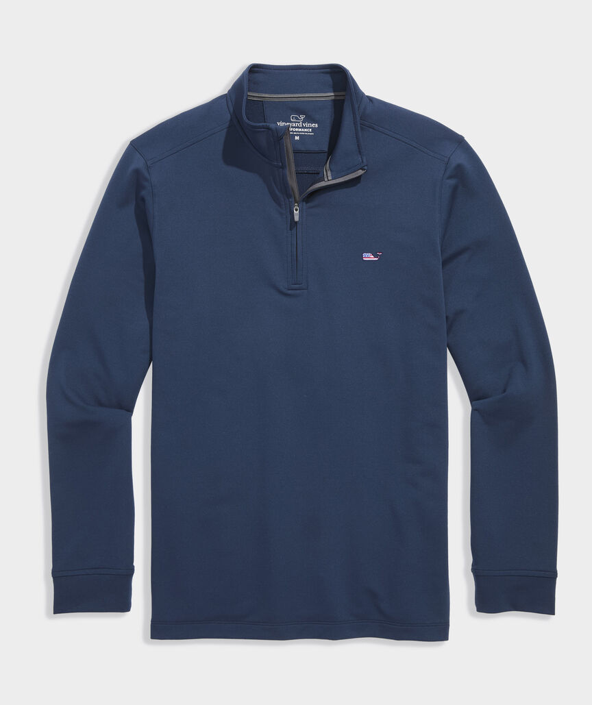 Performance American Flag Whale Clubhouse Quarter-Zip