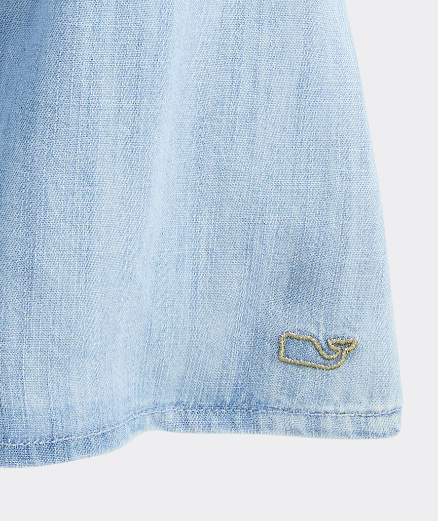 Girls' Ashe Chambray Top