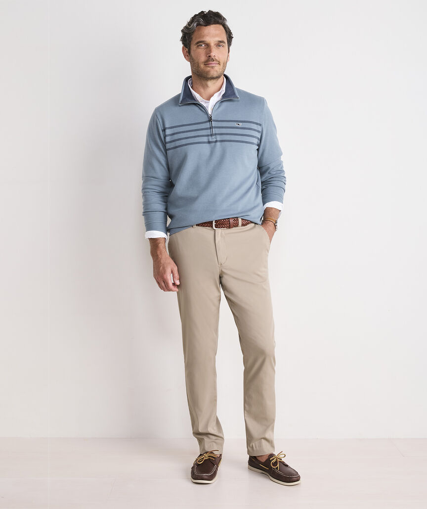 Breton Stripe Saltwater Quarter-Zip