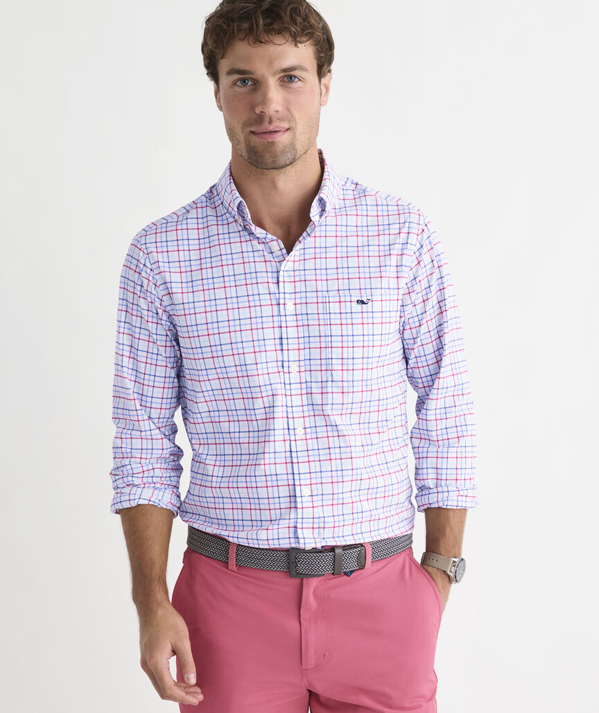 Performance Bomb Pop Tattersall Featherweight Shirt