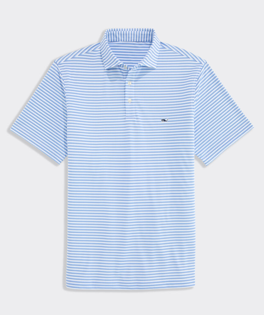 Performance Pique Striped Sankaty Polo