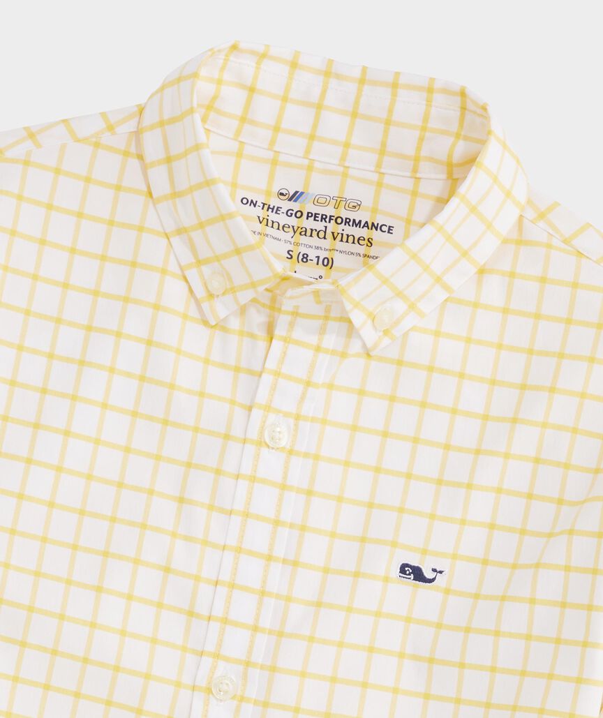 Boys' On-The-Go brrrº Tatersall Shirt