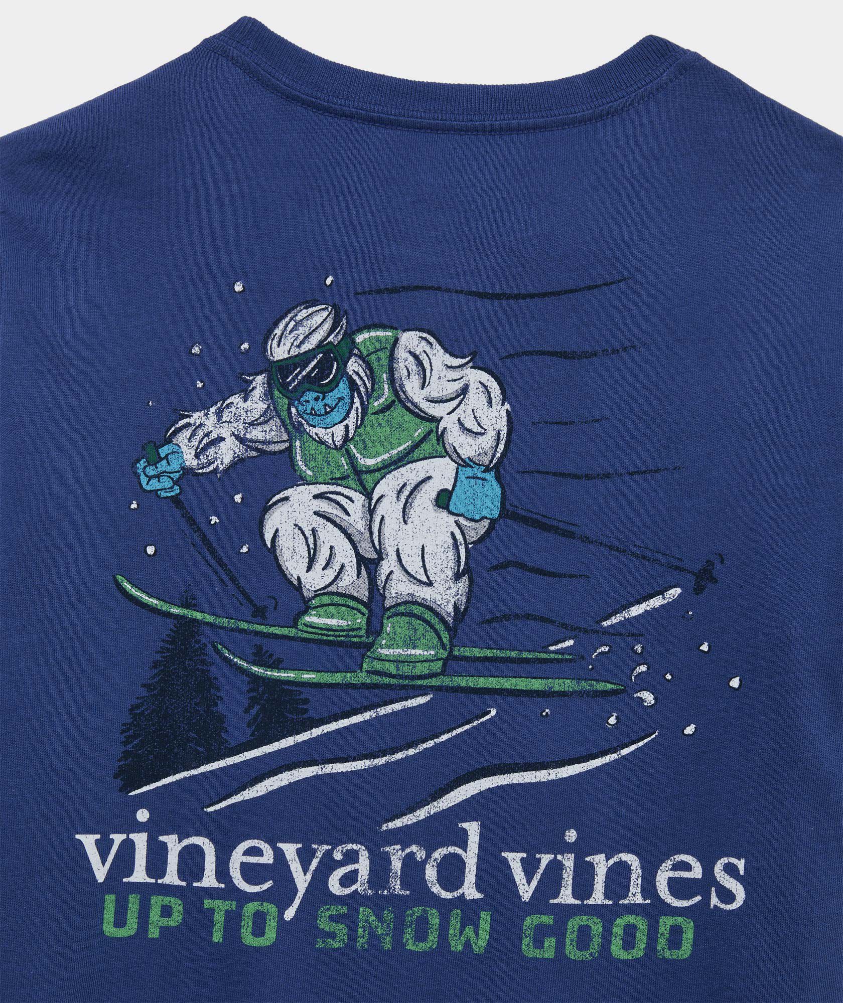 Boys' Yeti Up To Snow Good Long-Sleeve Pocket Tee