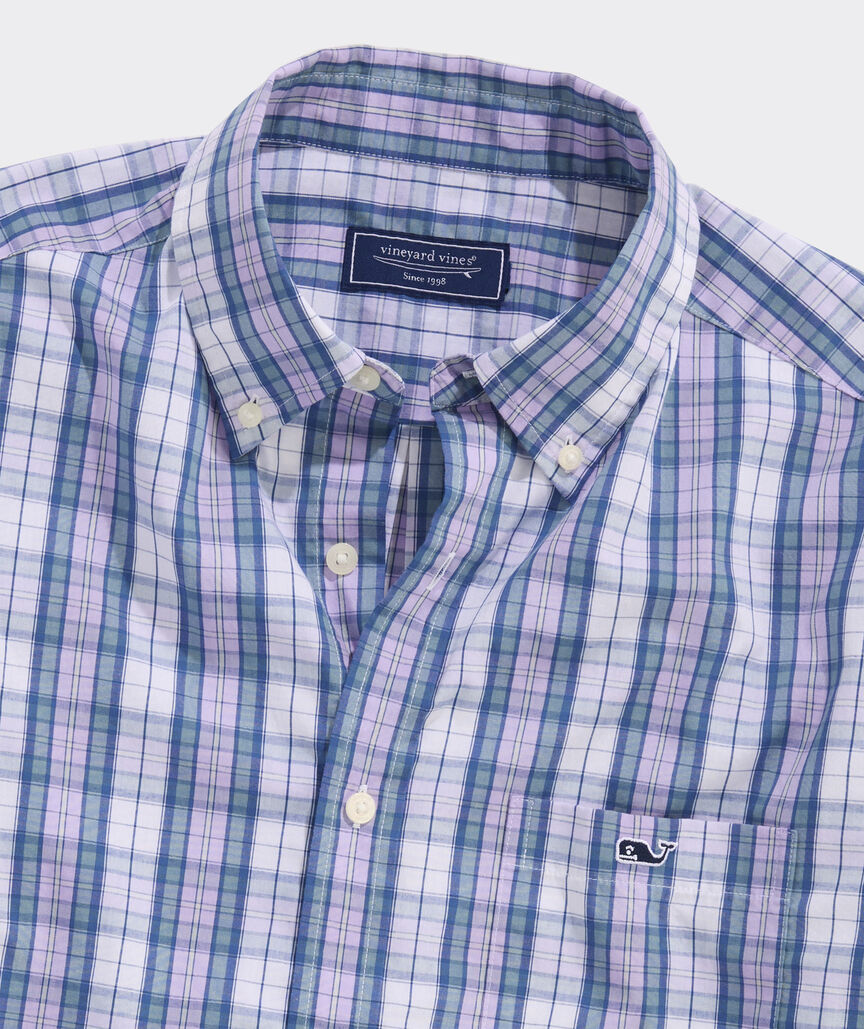 Washashore Plaid Perfect Wash Poplin Shirt