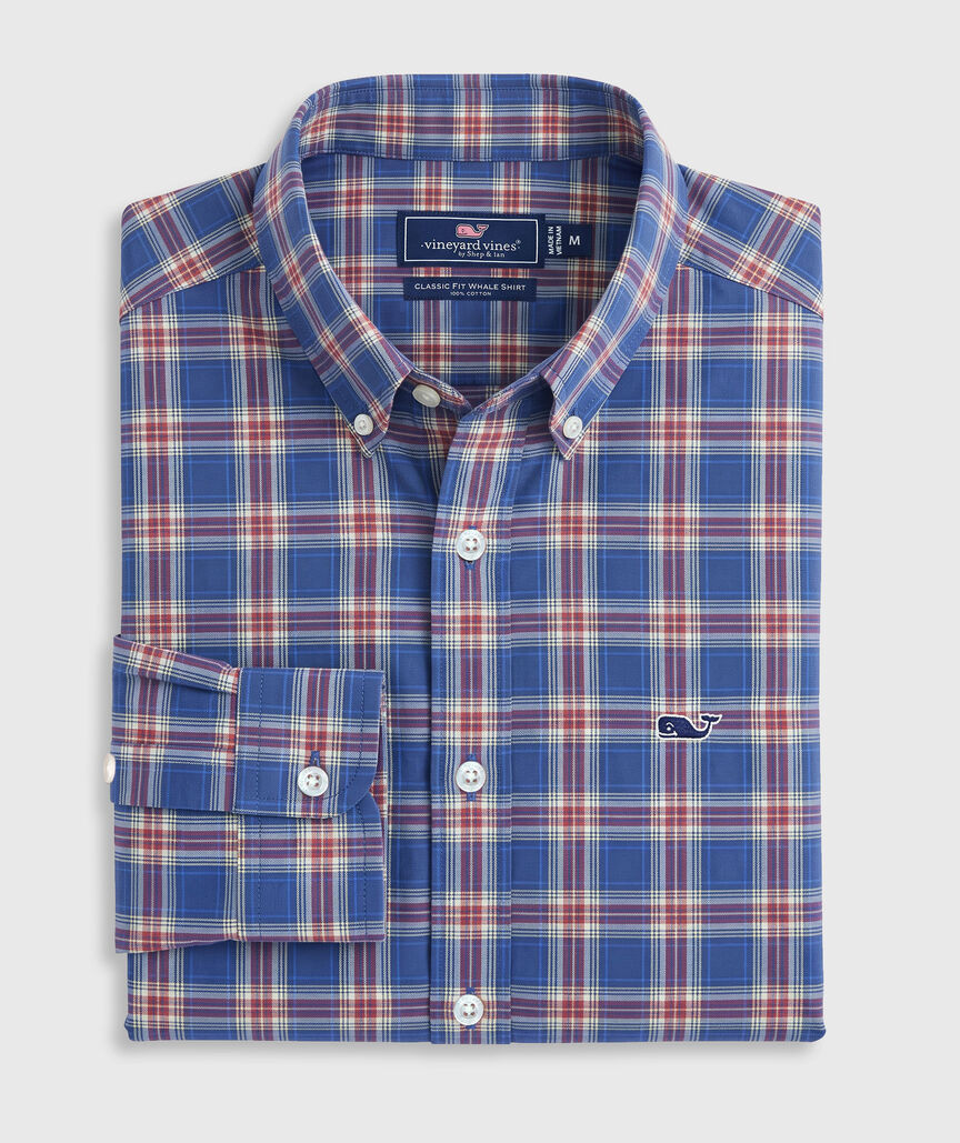 OUTLET Poplin Plaid Shirt