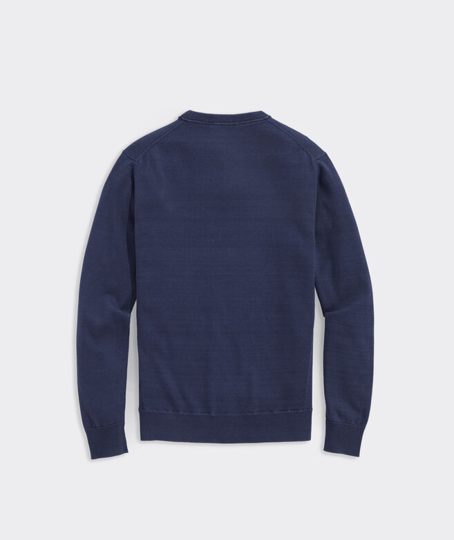 Garment-Dyed Crewneck Sweater