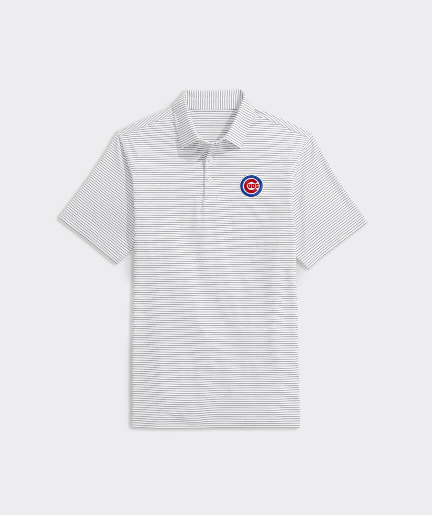 Chicago Cubs Bradley Stripe Sankaty Polo