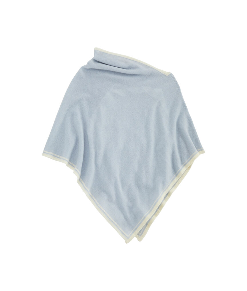 Cashmere Tipped Poncho