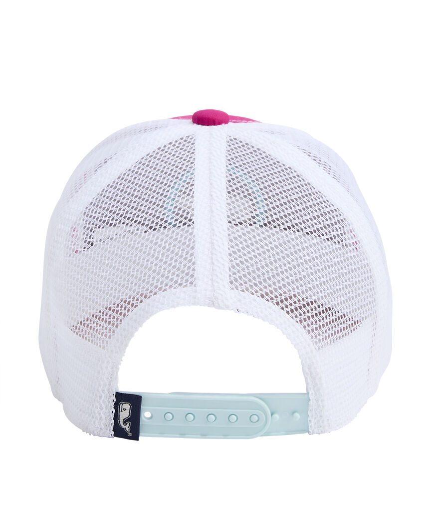 OUTLET Girls' Performance Whale Dot Trucker Hat