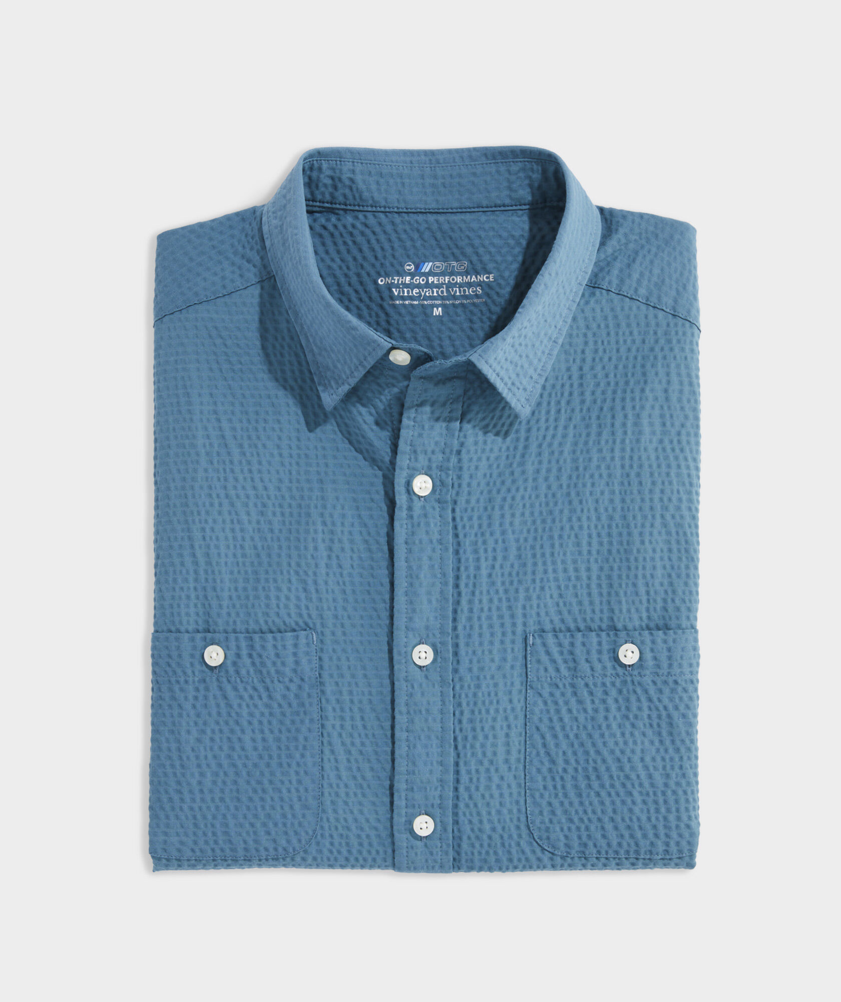Vignette Heather Dress- Blue Plaid Seersucker