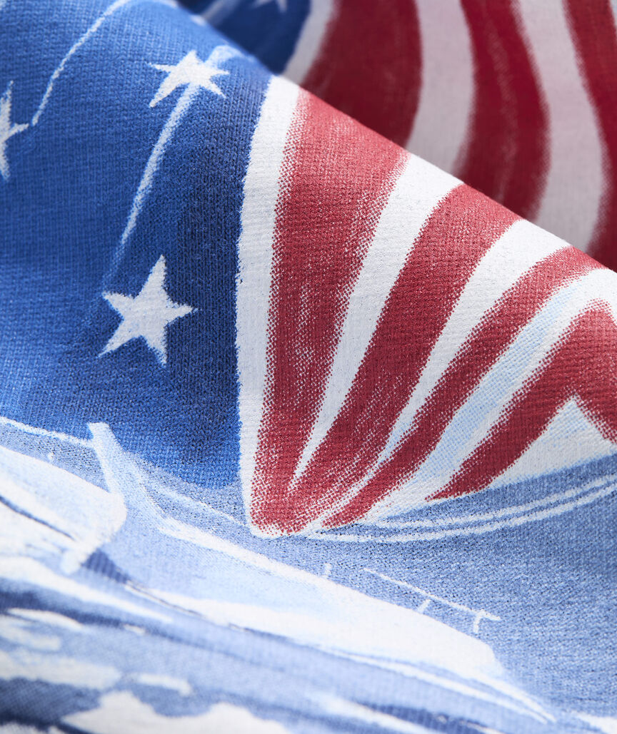 Painted Americana Sail Short-Sleeve Pocket Tee