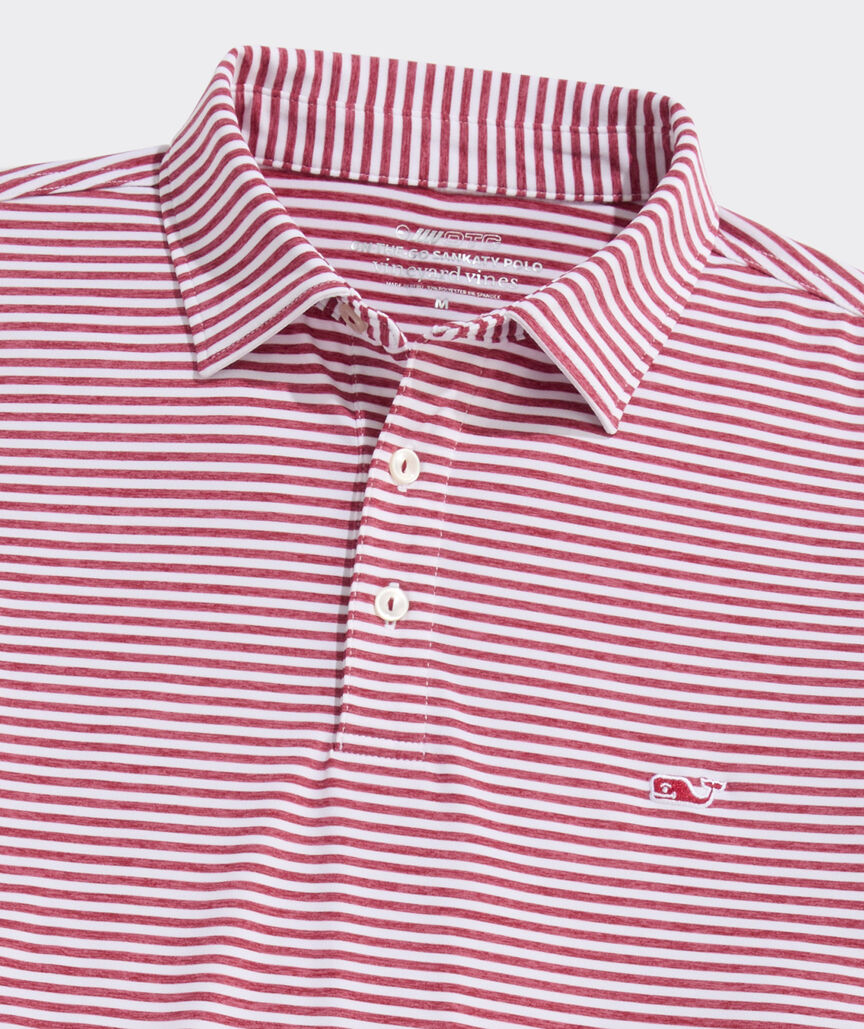 Performance Heathered Winstead Stripe Sankaty Polo
