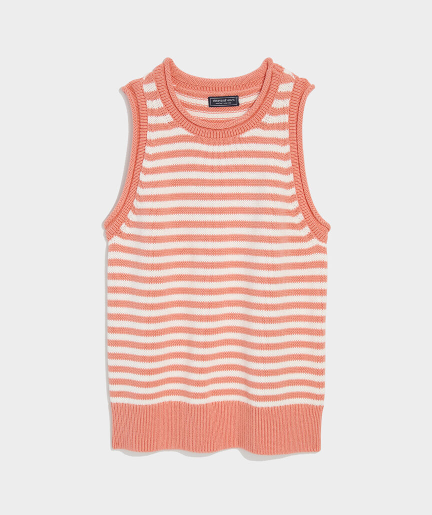 Katie Cotton Rollneck Sweater Tank