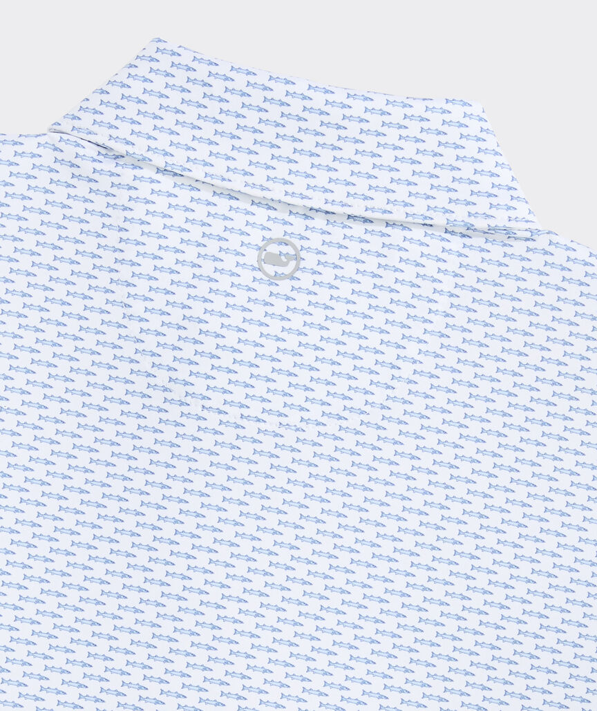 Boys' Performance Printed Sankaty Polo