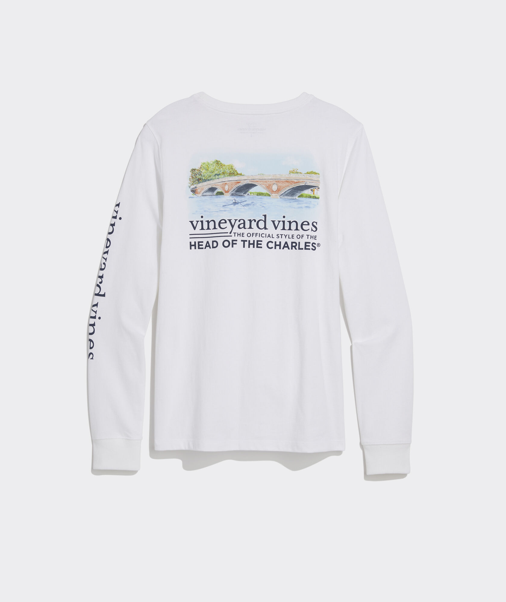 Women's Limited-Edition Head Of The Charles® Painted Bridge Long-Sleeve Pocket Tee