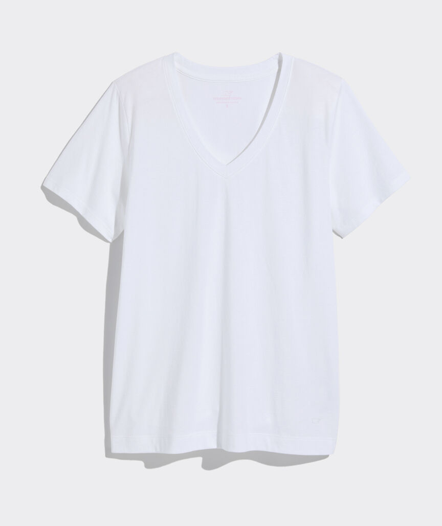 Supima® Cotton V-Neck Tee
