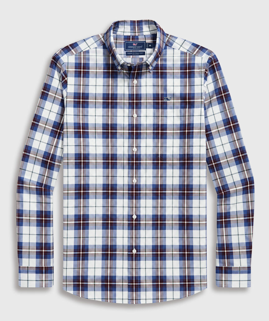 OUTLET Cotton Twill Plaid Shirt