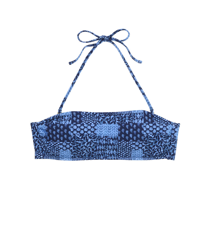 OUTLET Women's Painted Patchwork Bandeau Top