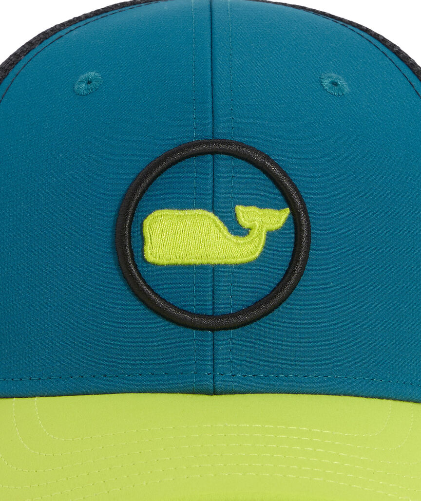 OUTLET Boys' Whale Dot Performance Trucker Hat
