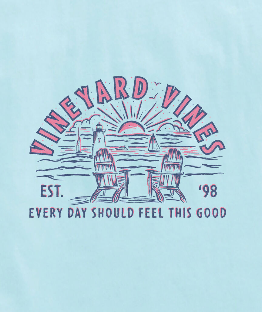 OUTLET Women's Adirondack Lighthouse Scenic Short-Sleeve Tee