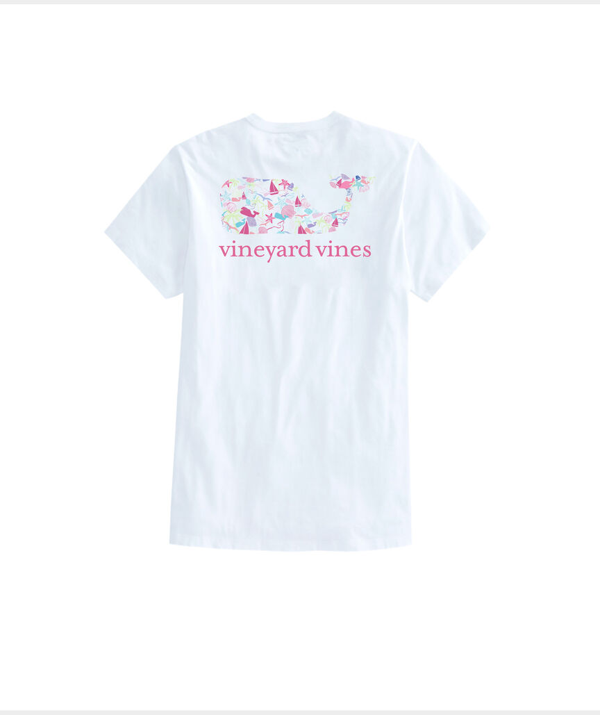 OUTLET Women's Scenic Icons Whale Short-Sleeve Pocket Tee