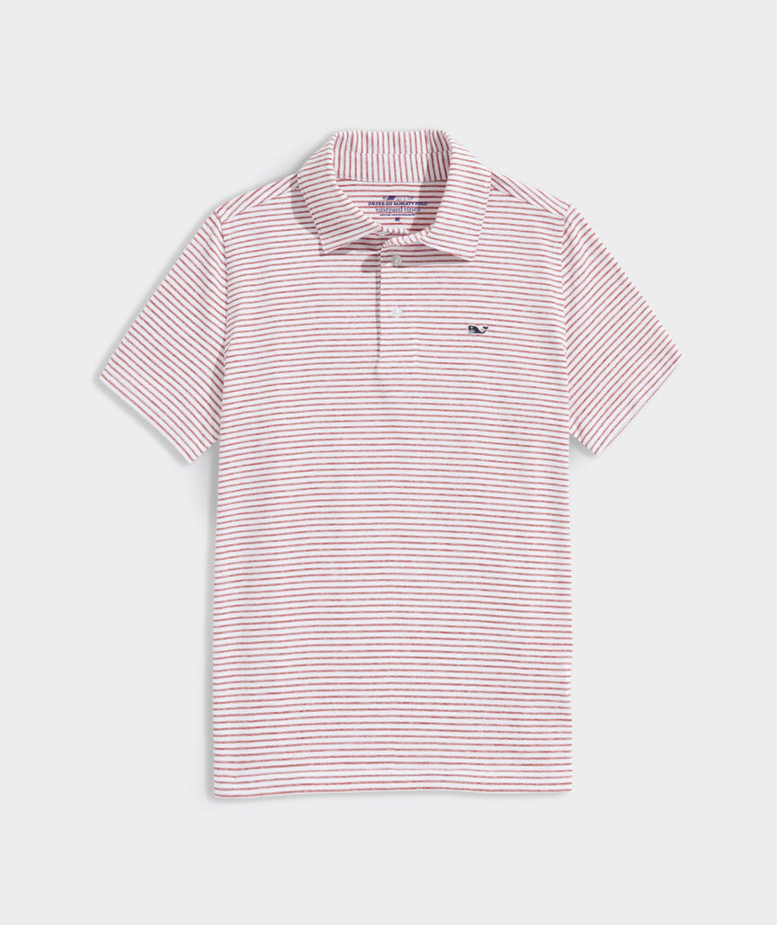 Boys' Performance Bradley Stripe Sankaty Polo