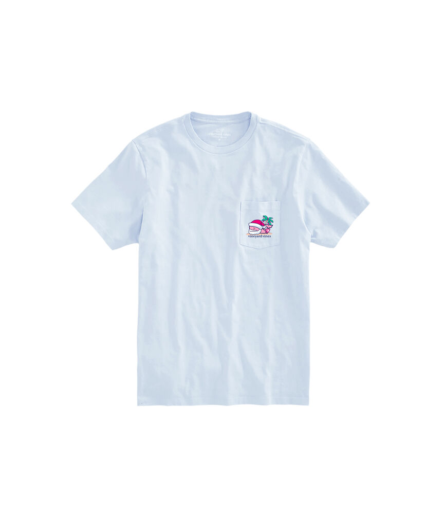 OUTLET Surfside Santa Whale Short-Sleeve Pocket Tee